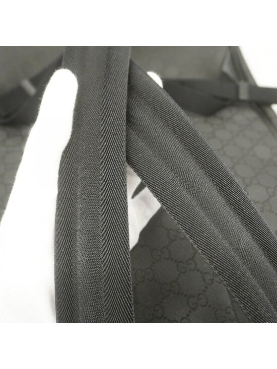 Gucci Backpack GG Nylon Black Silver main image 6
